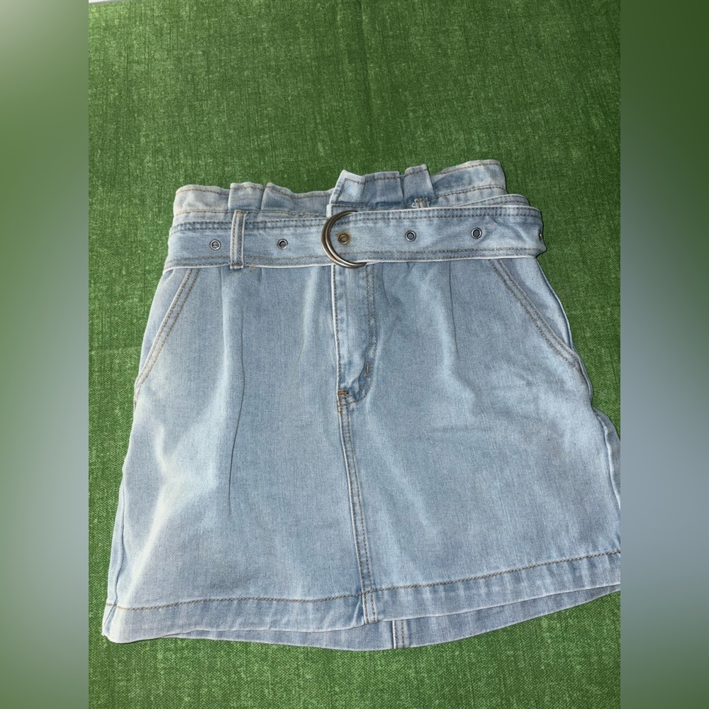 Forever 21 Light Blue Denim Skirt